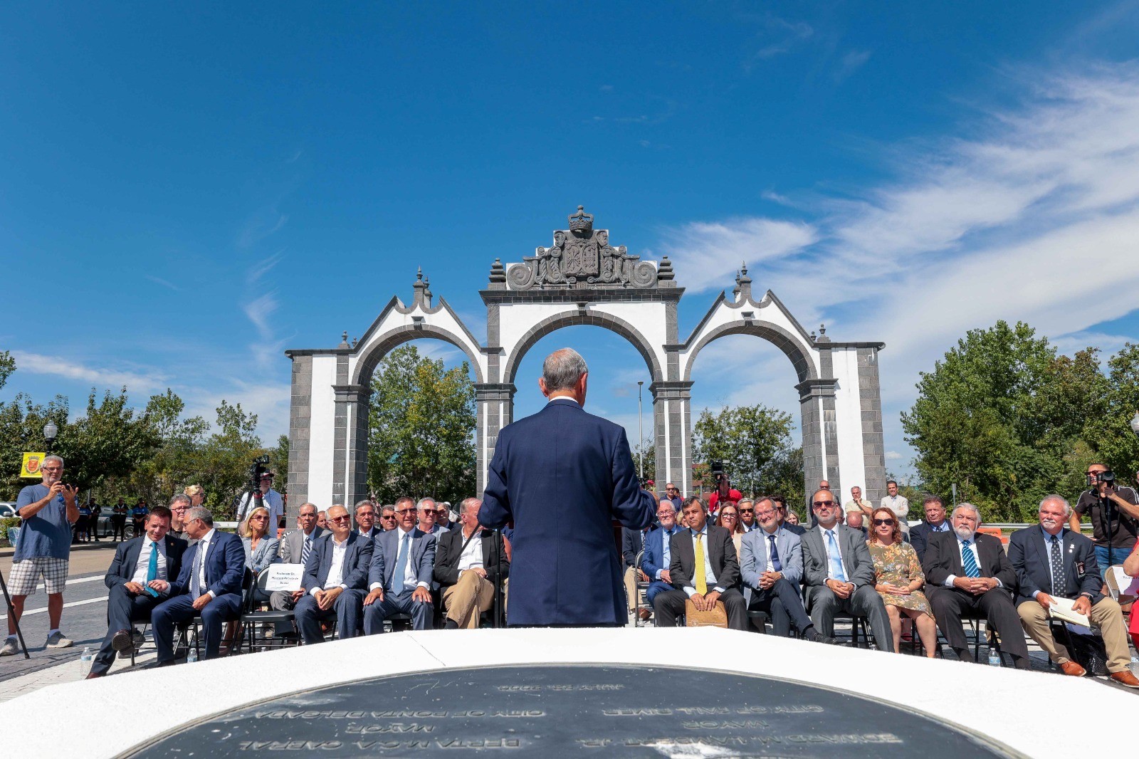 Cerimónia Comemorativa do 20º aniversário das Portas da Cidade em Fall River, Estados Unidos da América. Créditos Miguel Machado
