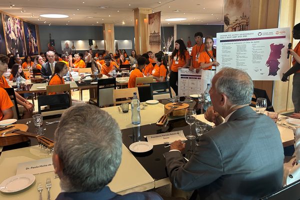 Almoço com os alunos participantes no Boot Camp EPIS 2026, Lisboa.