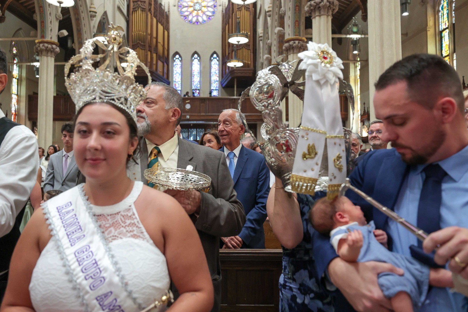 Missa da Coroação na Catedral de Santa Maria, Fall River, Estados Unidos da América. Créditos Miguel Machado